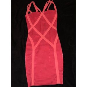Pink Bandage Dress